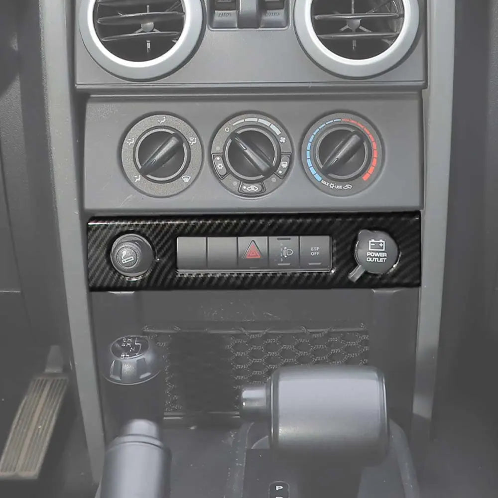 For 2007-2010 Jeep Wrangler JK JKU Cigarette Lighter Panel Trim Frame