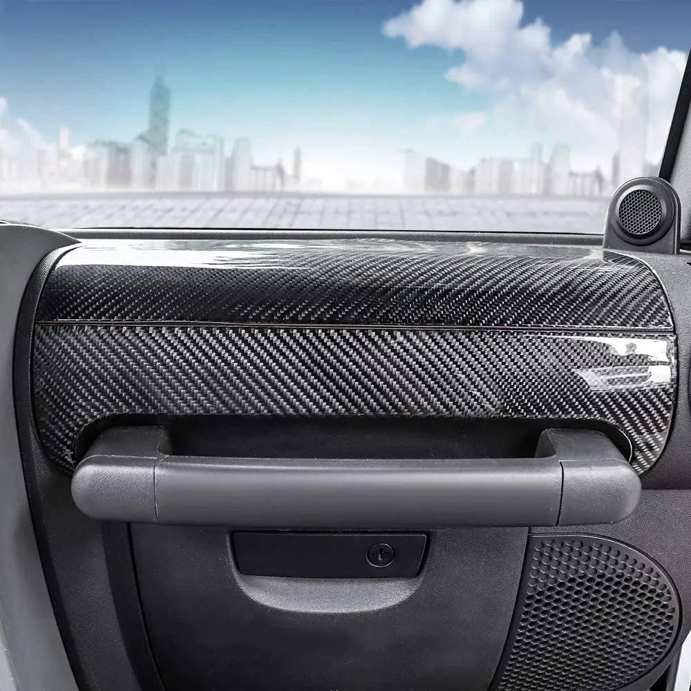 For 2007-2010 Jeep Wrangler JK JKU Co-Pilot Armrest Box Trim Sticker Kit