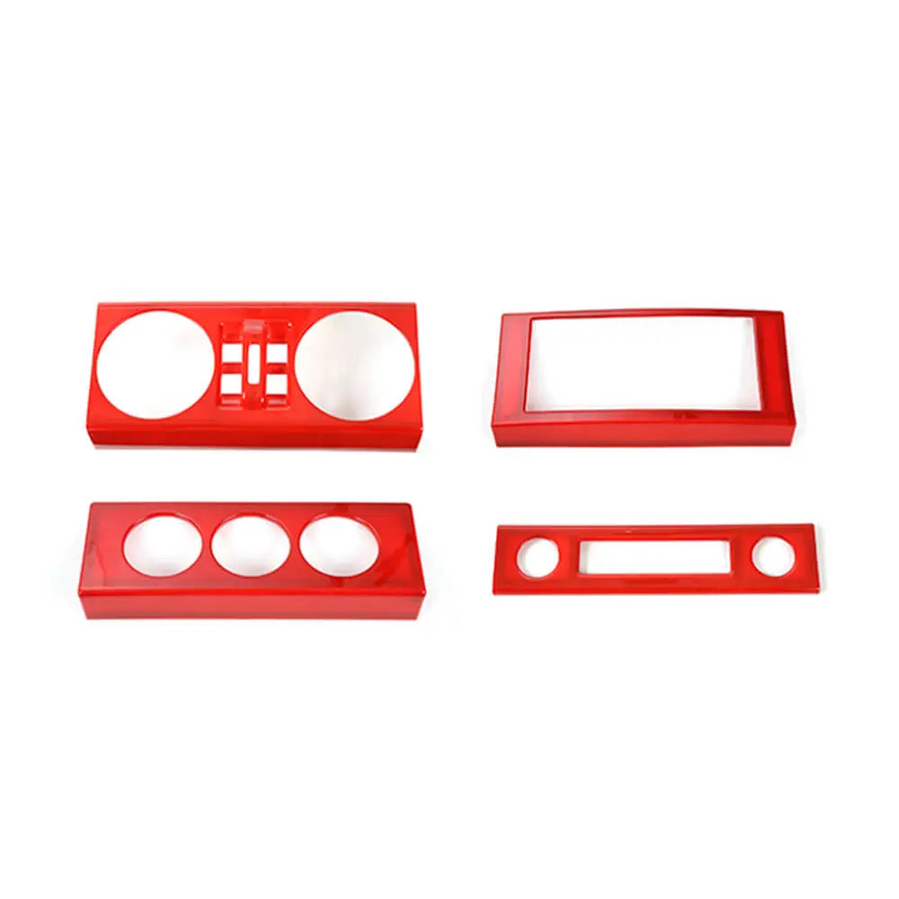 For 2007-2010 Jeep Wrangler JK JKU Control Console Dashboard Panel Cover Trim