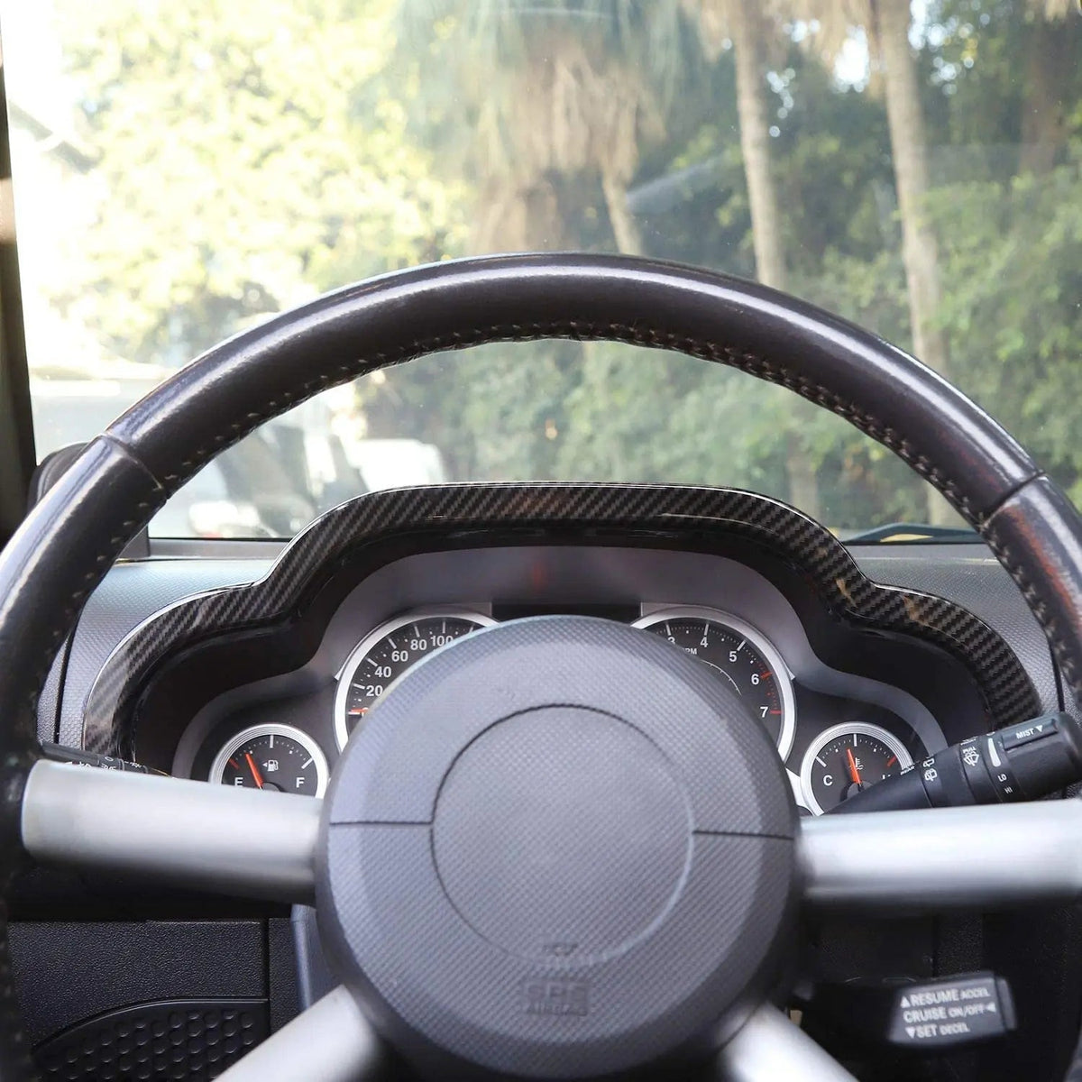 For 2007-2010 Jeep Wrangler JK JKU Dashboard Instrument Panel Trim