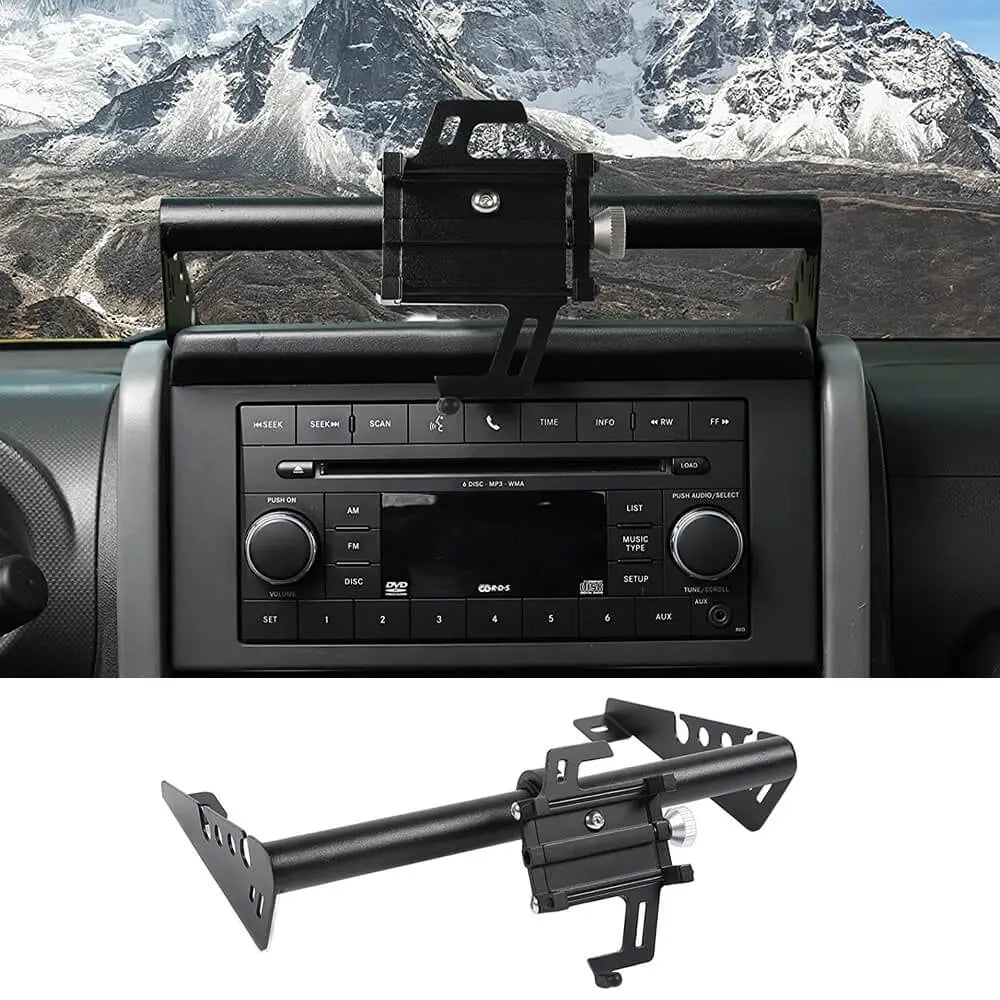 For 2007-2010 Jeep Wrangler JK JKU Dashboard Phone Holder, Cell Mount