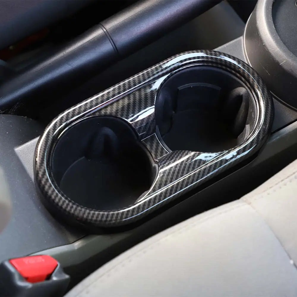For 2007-2010 Jeep Wrangler JK JKU Front Water Cup Holder Cover Trim