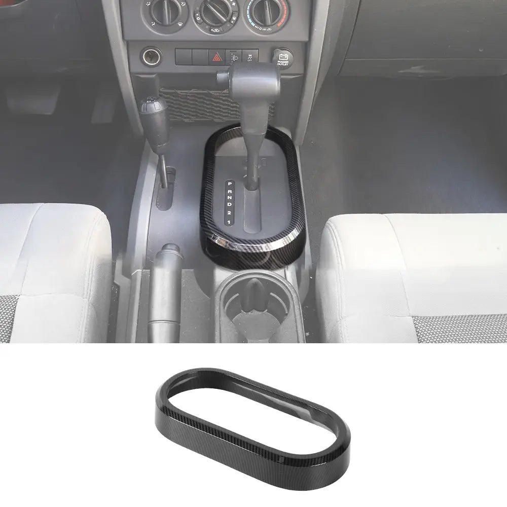 For 2007-2010 Jeep Wrangler JK JKU Gear Shift Panel Trim Cover Frame Bezel