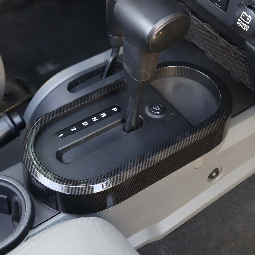 For 2007-2010 Jeep Wrangler JK JKU Gear Shift Panel Trim Cover Frame Bezel