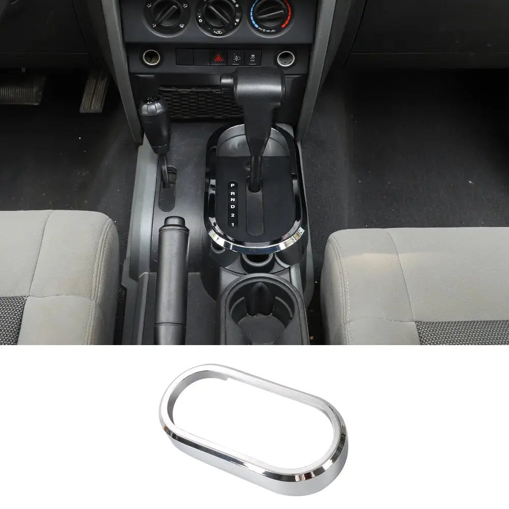 For 2007-2010 Jeep Wrangler JK JKU Gear Shift Panel Trim Cover Frame Bezel