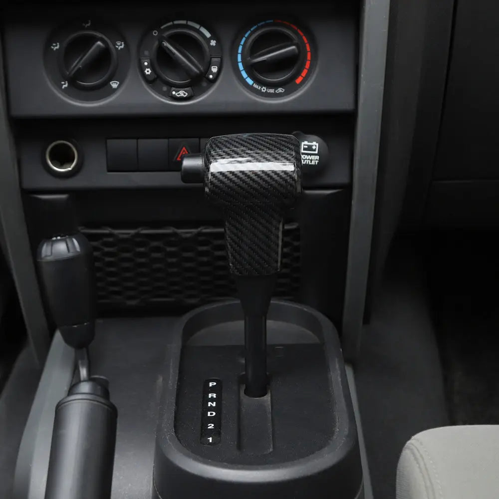 For 2007-2010 Jeep Wrangler JK JKU Gear Shift Shift Knob Cover Trim Decor