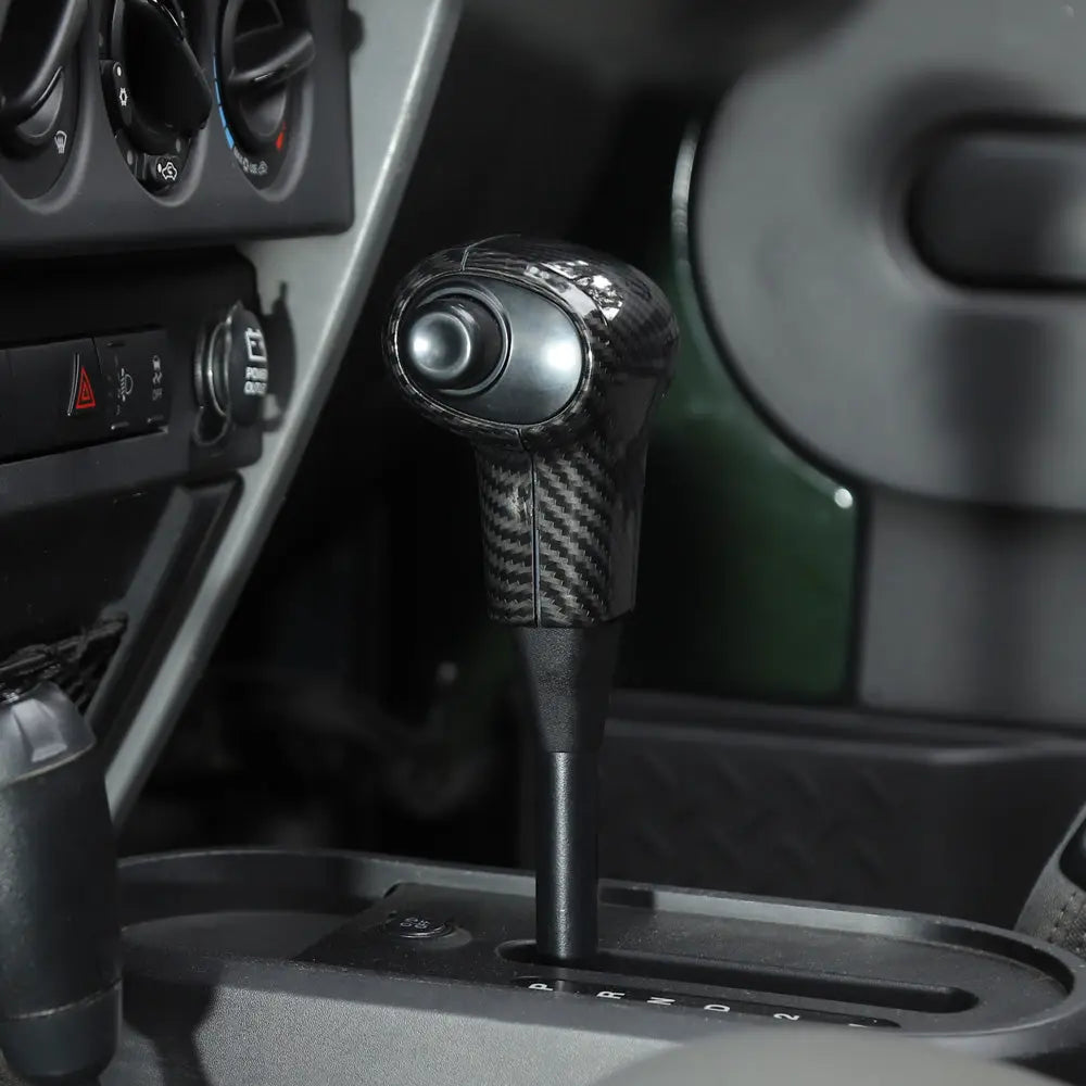 For 2007-2010 Jeep Wrangler JK JKU Gear Shift Shift Knob Cover Trim Decor
