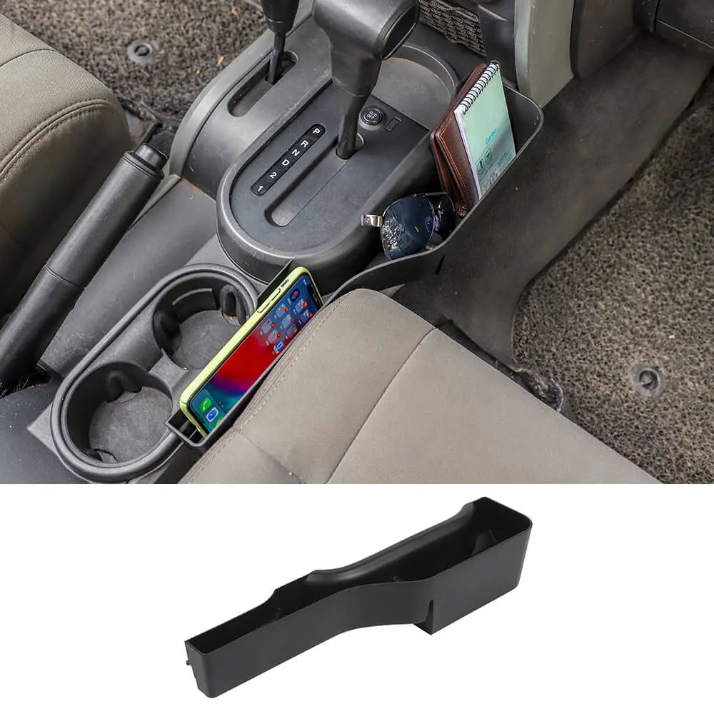 For 2007-2010 Jeep Wrangler JK JKU Gear Shift Center Console Storage Tray Organizer Box