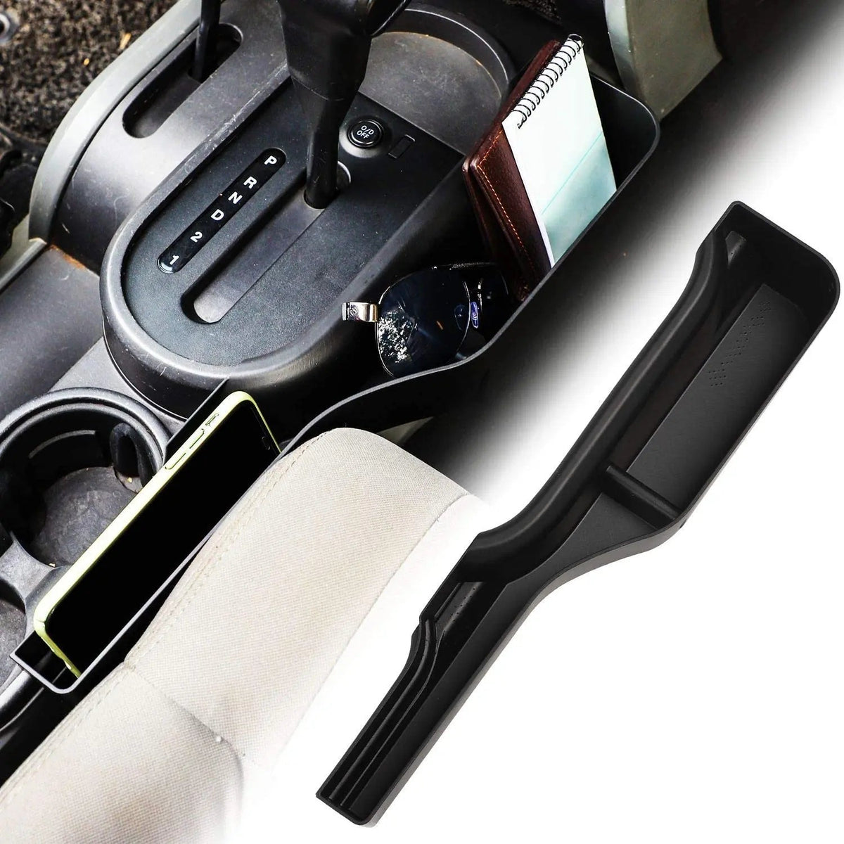 For 2007-2010 Jeep Wrangler JK JKU Gear Shift Center Console Storage Tray Organizer Box