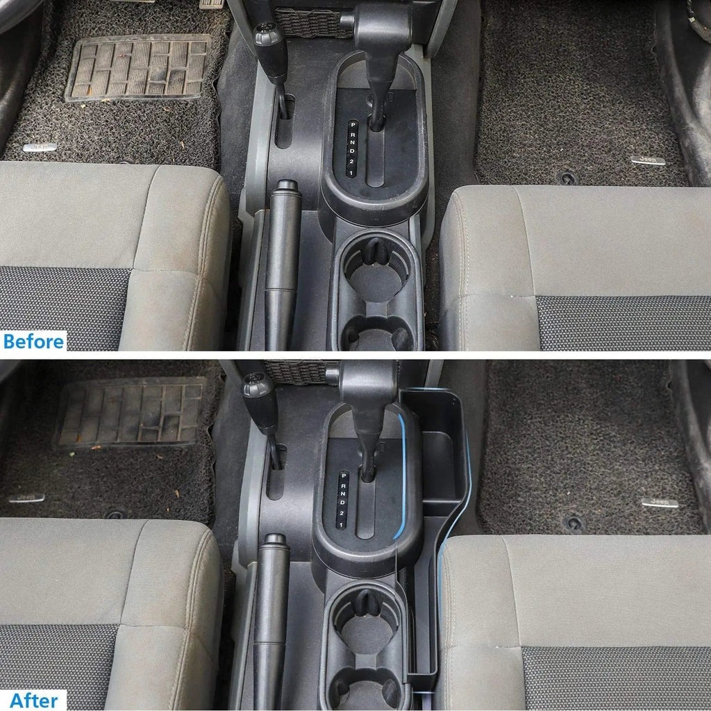 For 2007-2010 Jeep Wrangler JK JKU Gear Shift Center Console Storage Tray Organizer Box