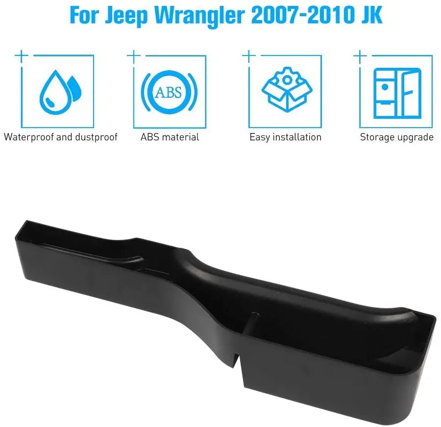 For 2007-2010 Jeep Wrangler JK JKU Gear Shift Center Console Storage Tray Organizer Box