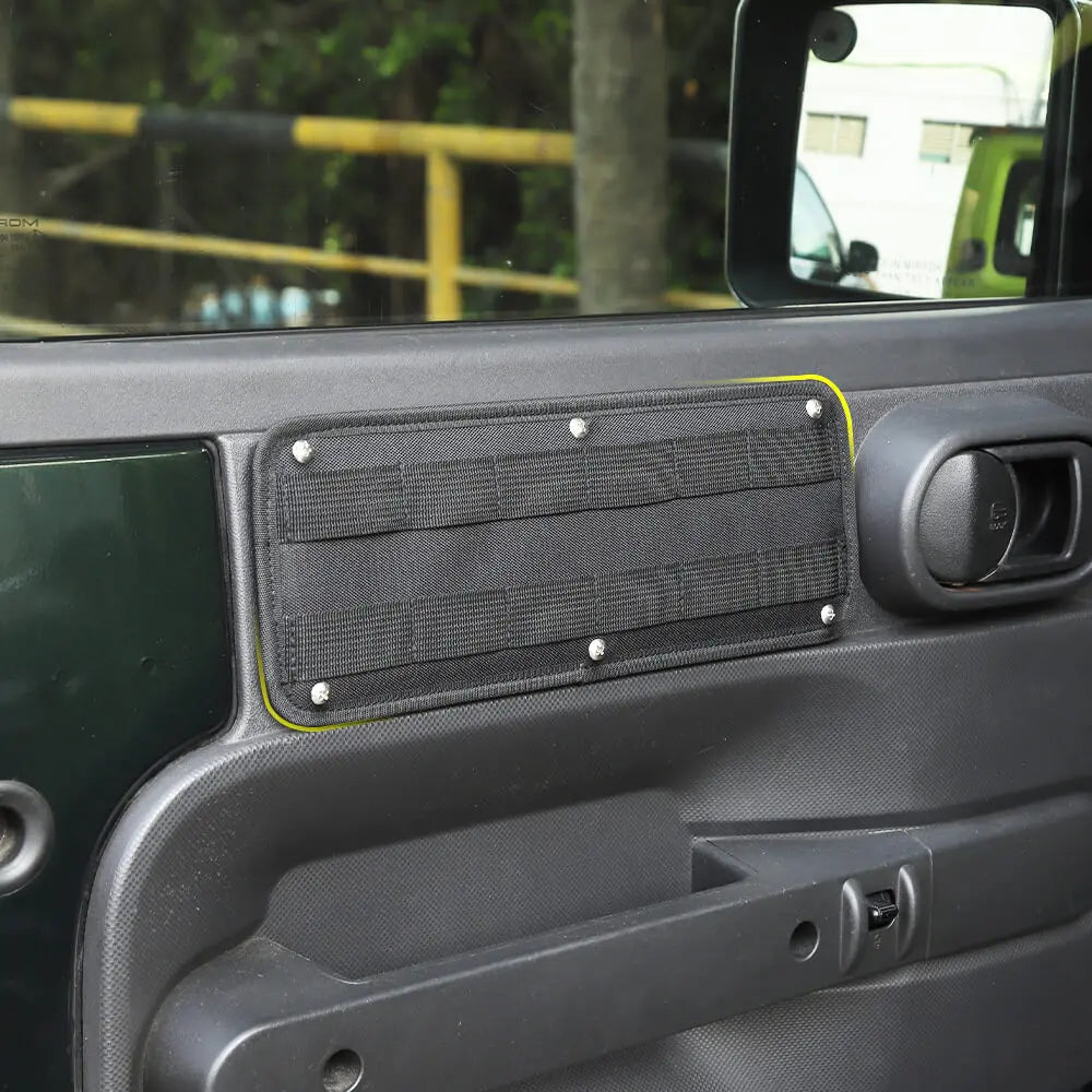 For 2007-2010 Jeep Wrangler JK JKU Inner Front Door Pocket Storage Tactical Hanging Board