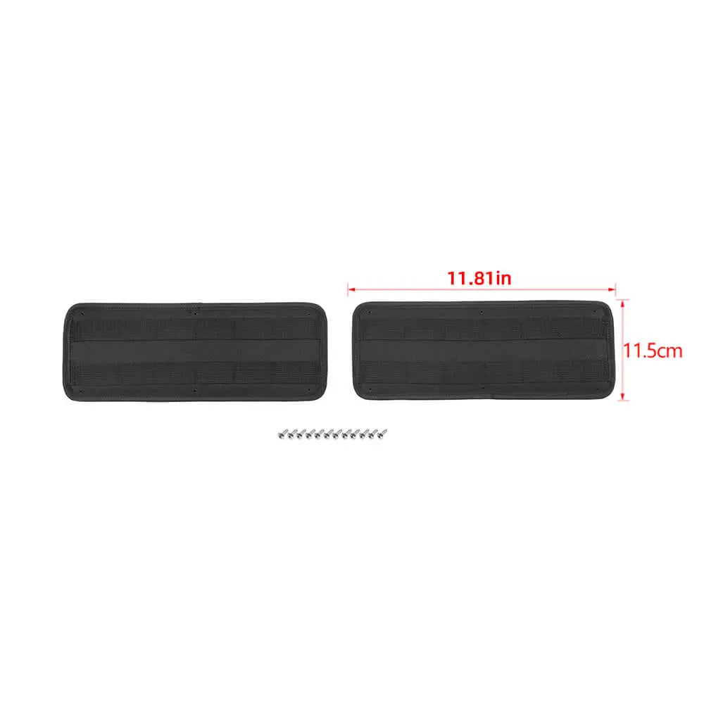For 2007-2010 Jeep Wrangler JK JKU Inner Front Door Pocket Storage Tactical Hanging Board