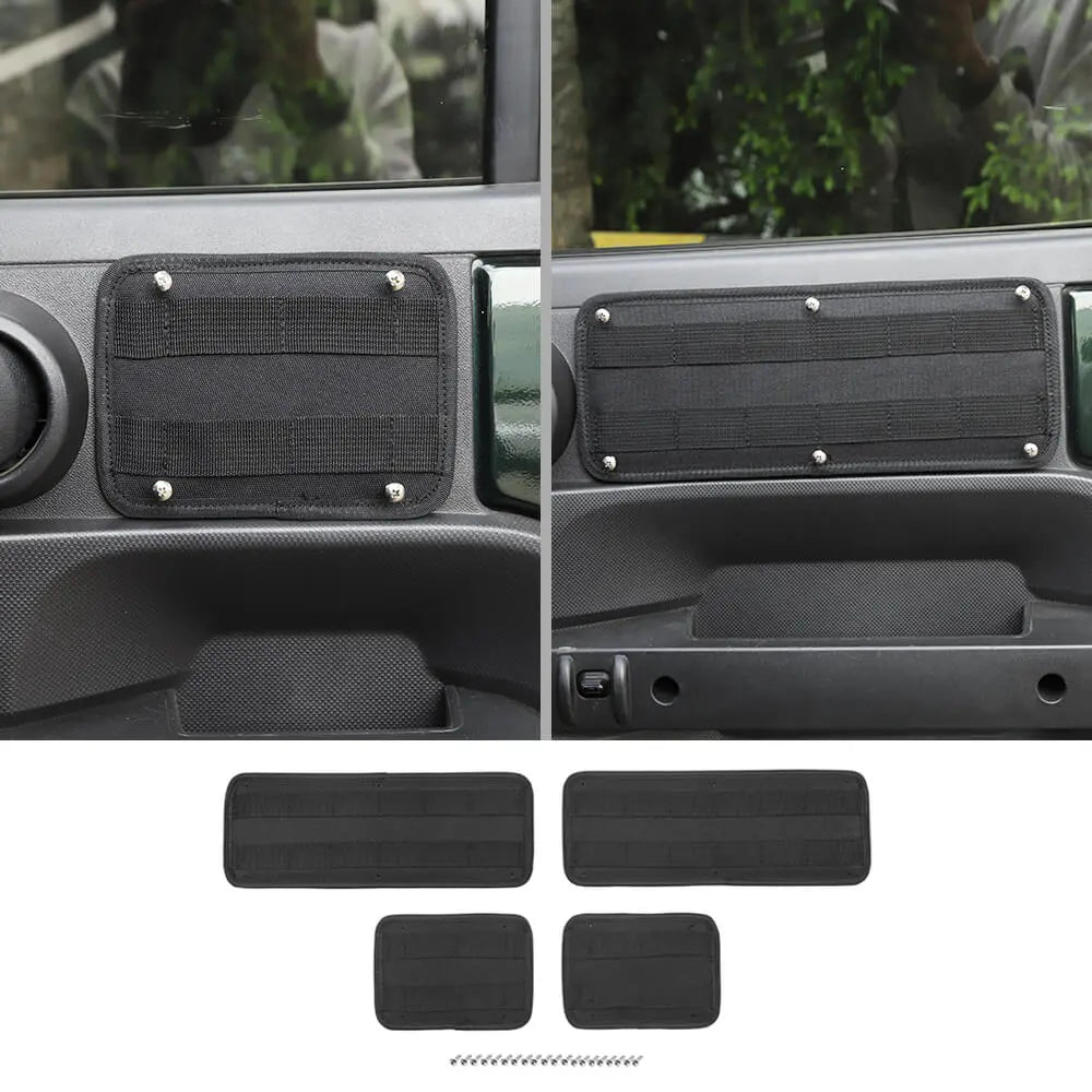 For 2007-2010 Jeep Wrangler JK JKU Inner Front Door Pocket Storage Tactical Hanging Board
