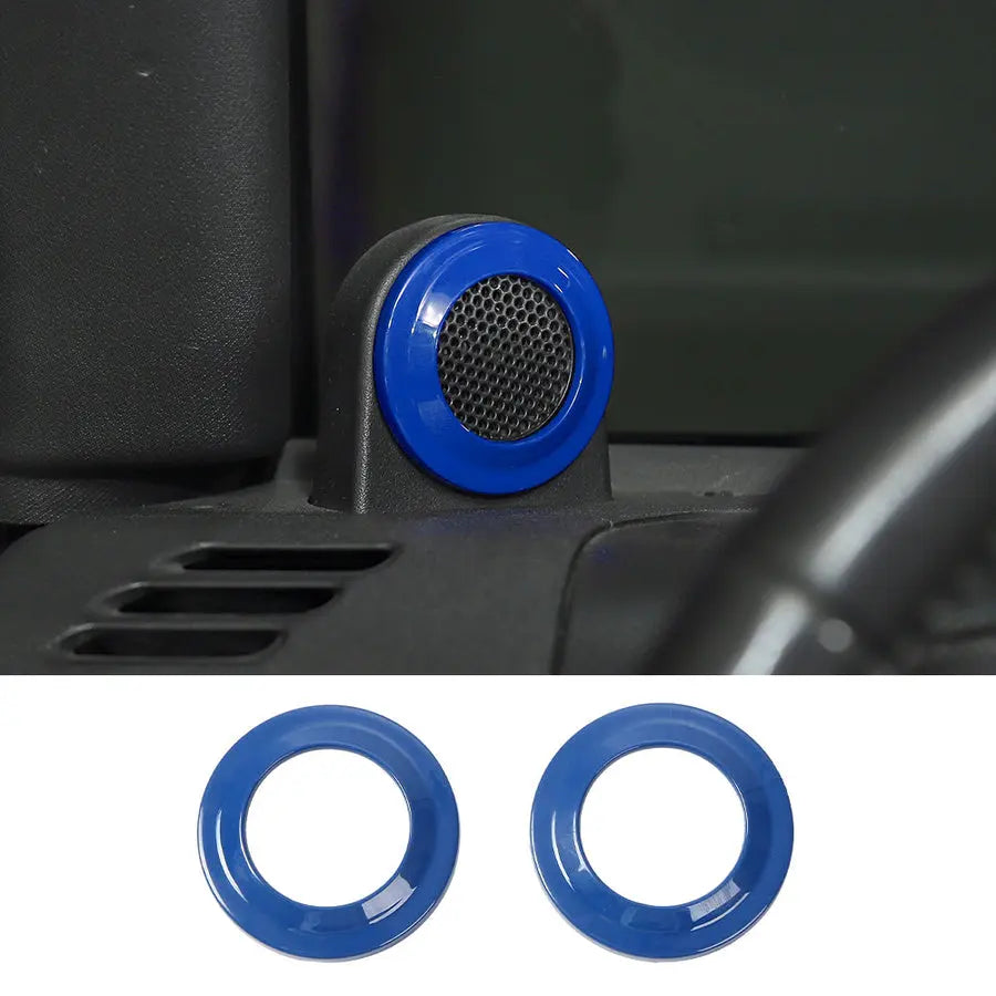 For 2007-2010 Jeep Wrangler JK JKU Interior Cover Trim Full Set Available Separately Blue