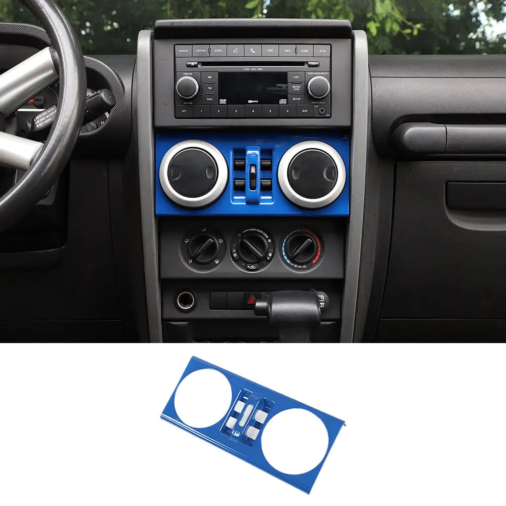 For 2007-2010 Jeep Wrangler JK JKU Interior Cover Trim Full Set Available Separately Blue