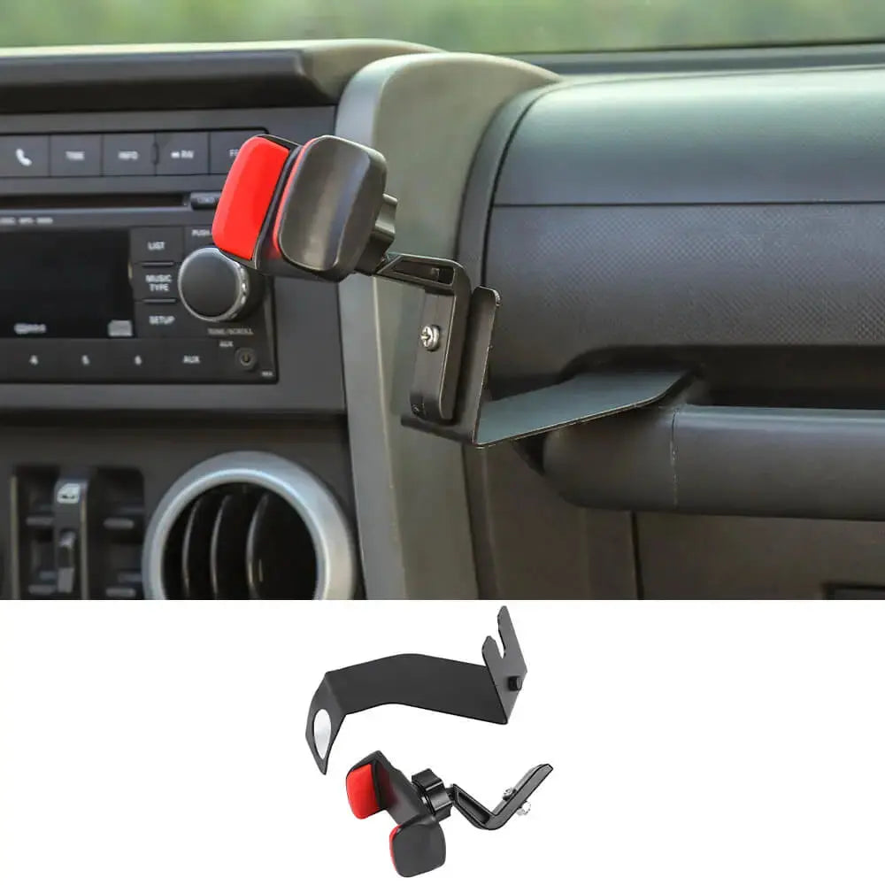 For 2007-2010 Jeep Wrangler JK JKU Multi-Functional JK Phone Holder, 2 in 1 Phone & Walkie Talkie Bracket