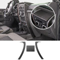 For 2007-2010 Jeep Wrangler JK JKU Real Carbon Fiber Dashboard Center Console Cover Trim