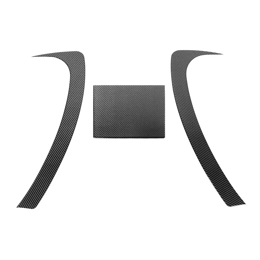 For 2007-2010 Jeep Wrangler JK JKU Real Carbon Fiber Dashboard Center Console Cover Trim