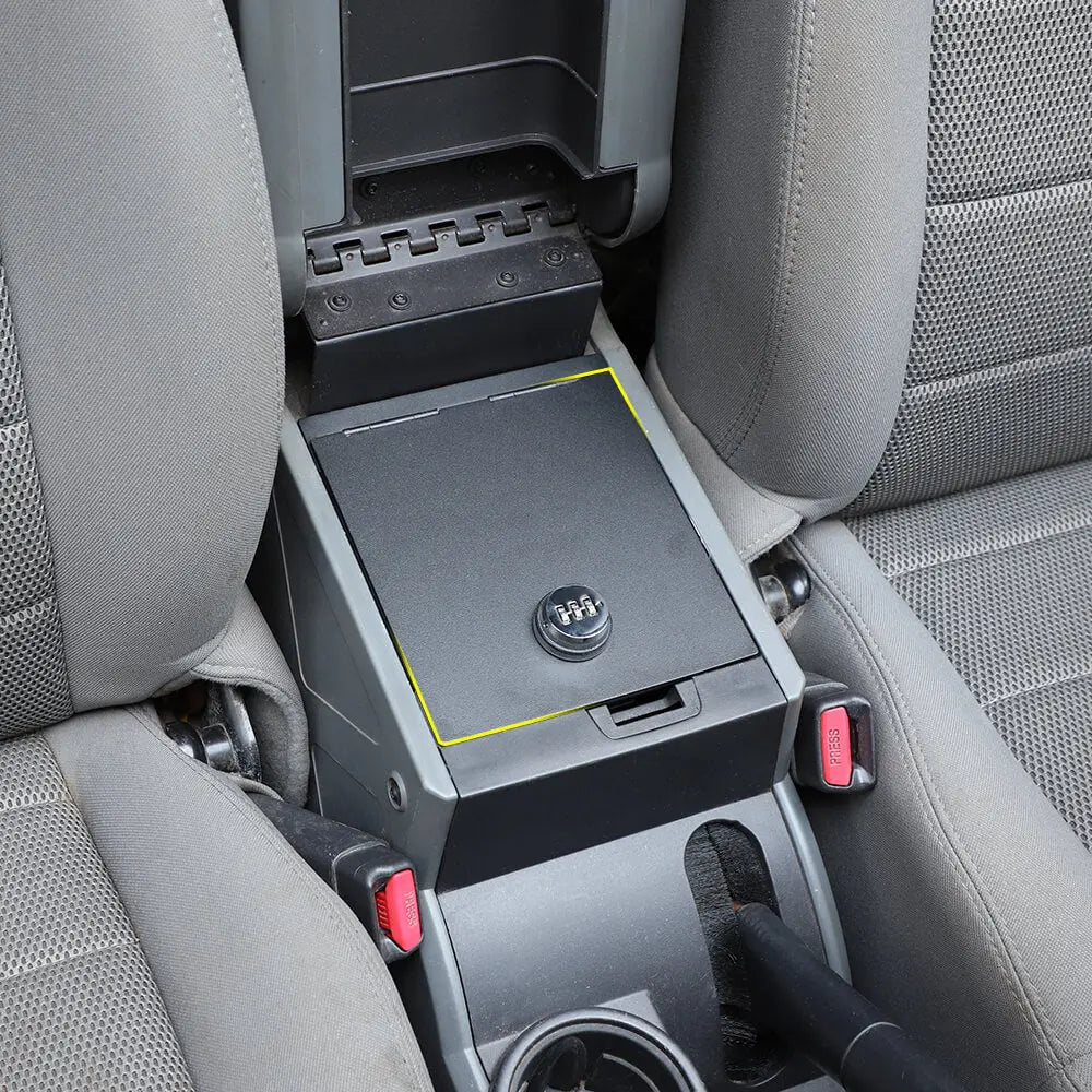 For 2007-2010 Jeep Wrangler JK Metal Center Console Armrest Box Safety Panel Cover