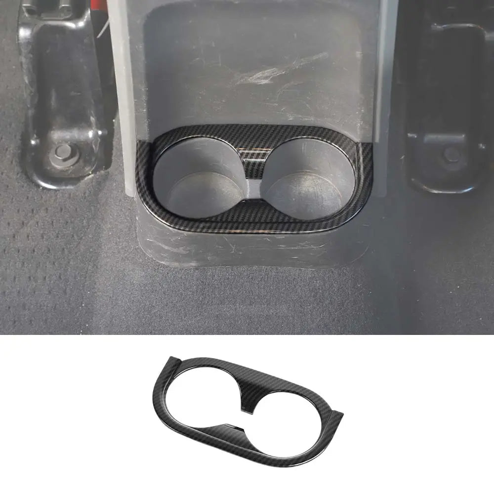 For 2007-2010 Jeep Wrangler JK Rear Water Cup Holder Frame Cover ABS Trim