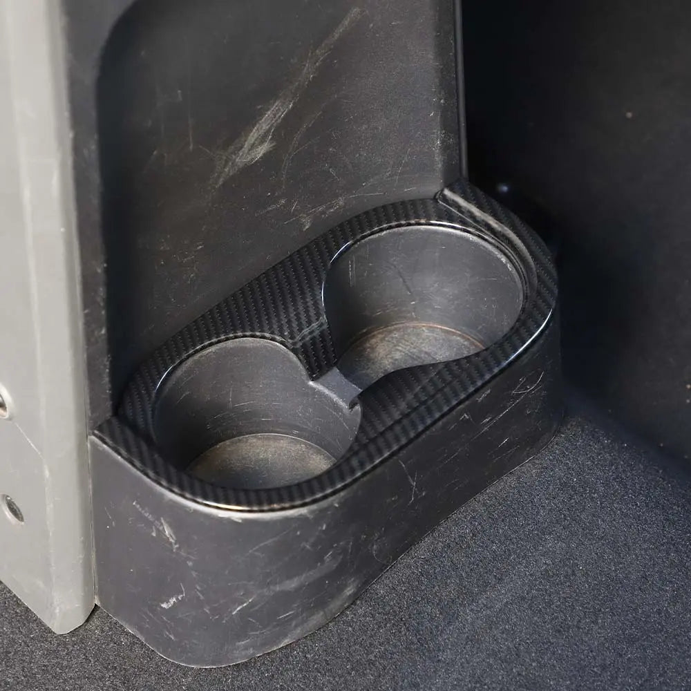 For 2007-2010 Jeep Wrangler JK Rear Water Cup Holder Frame Cover ABS Trim