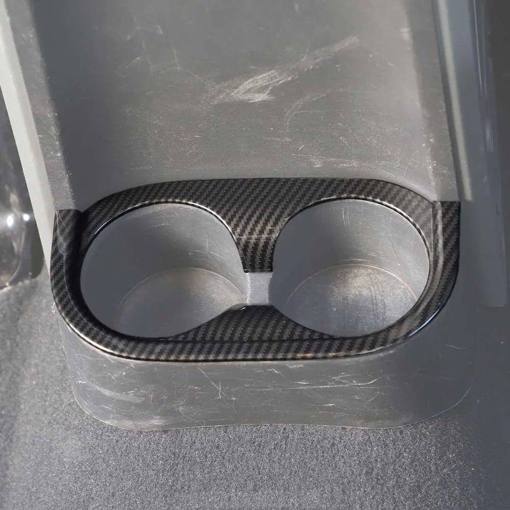 For 2007-2010 Jeep Wrangler JK Rear Water Cup Holder Frame Cover ABS Trim