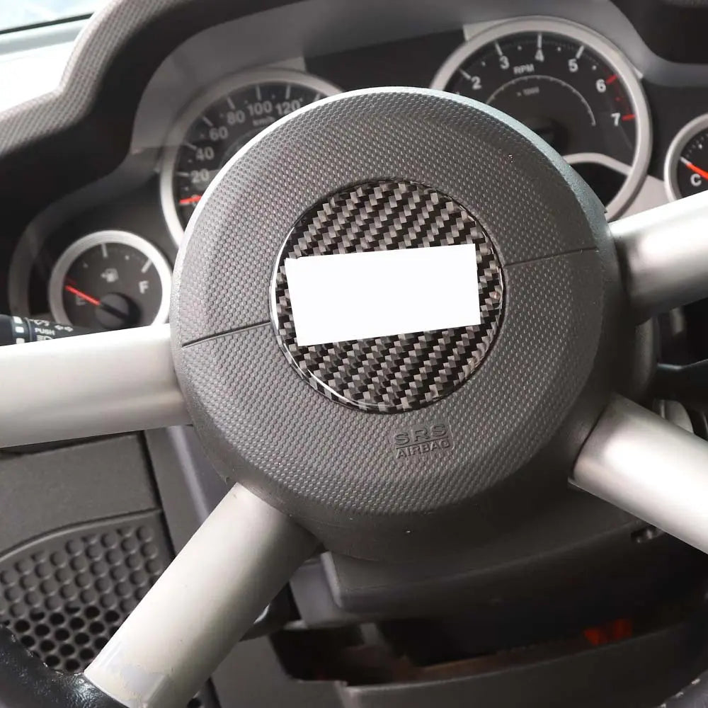 For 2007-2010 Jeep Wrangler JK Steering Wheel Center Trim Cover