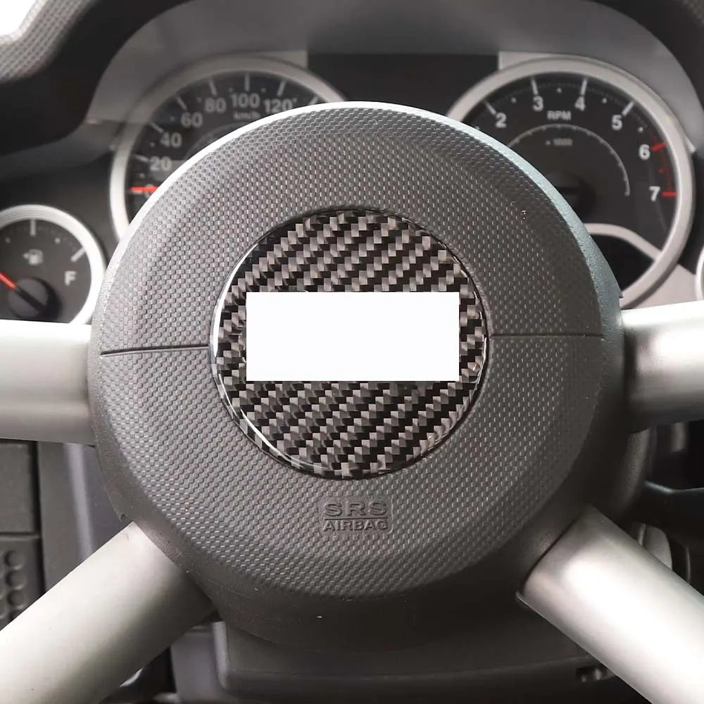 For 2007-2010 Jeep Wrangler JK Steering Wheel Center Trim Cover