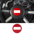 For 2007-2010 Jeep Wrangler JK Steering Wheel Center Trim Cover