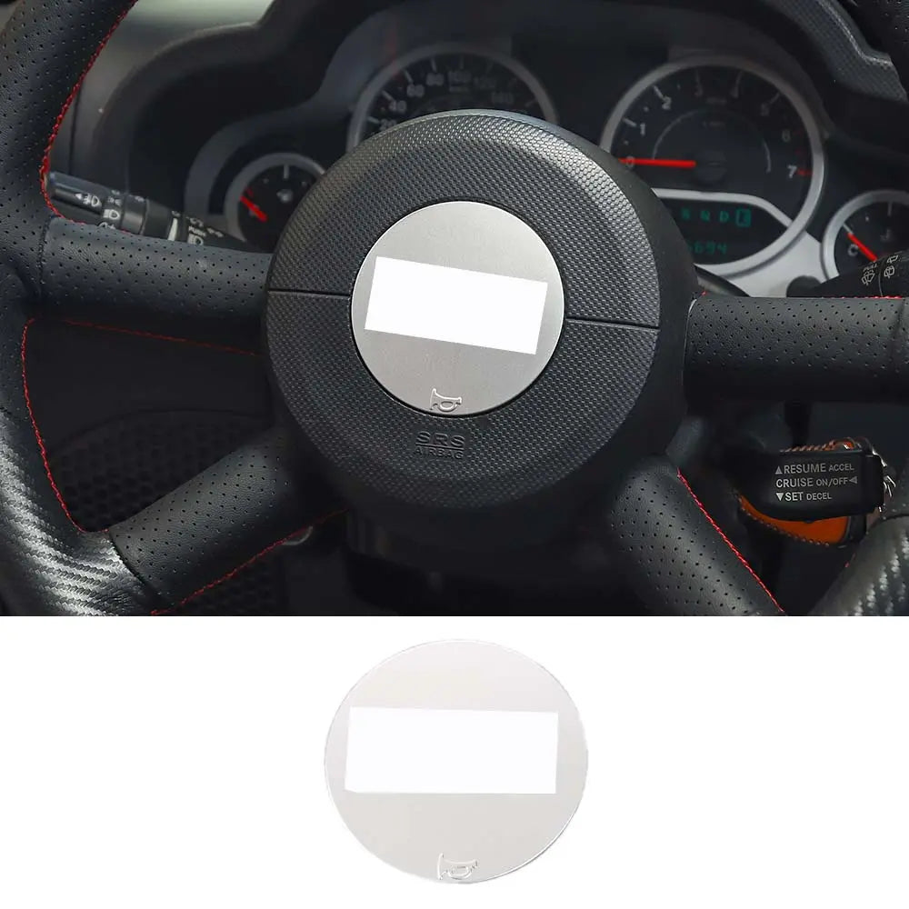 For 2007-2010 Jeep Wrangler JK Steering Wheel Center Trim Cover