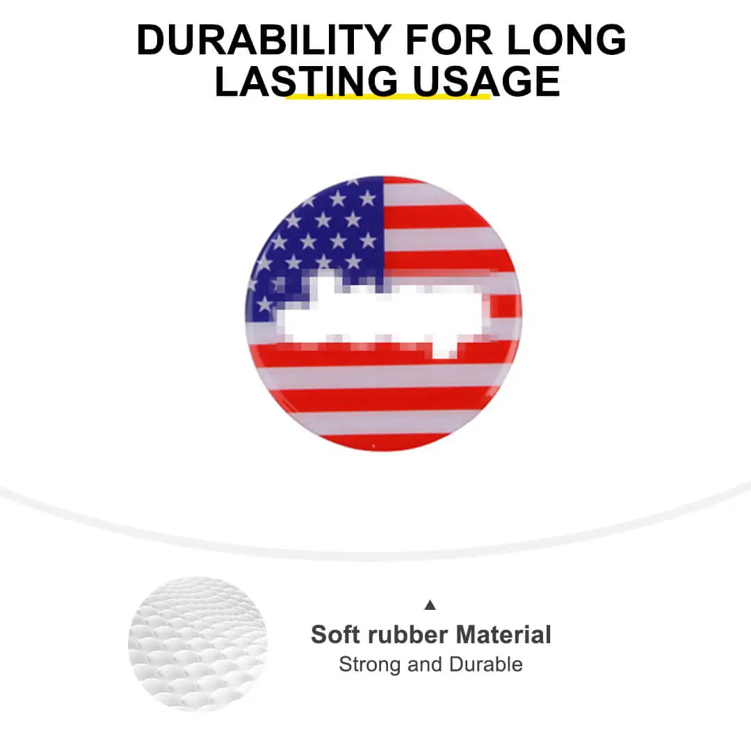 For 2007-2010 Jeep Wrangler JK Steering Wheel Center Trim Decal Sticker US Flag