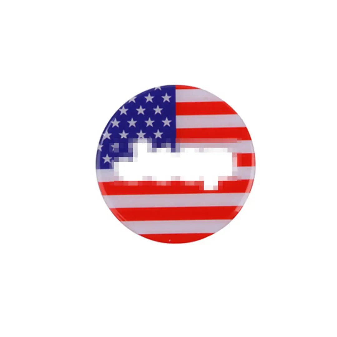 For 2007-2010 Jeep Wrangler JK Steering Wheel Center Trim Decal Sticker US Flag