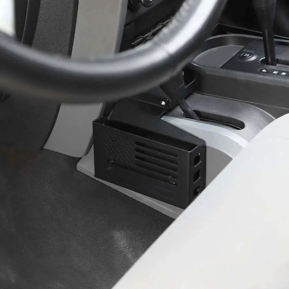 For 2007-2010 Jeep Wrangler JK Upgraded Gear Shift Side Organizer Box Storage Black