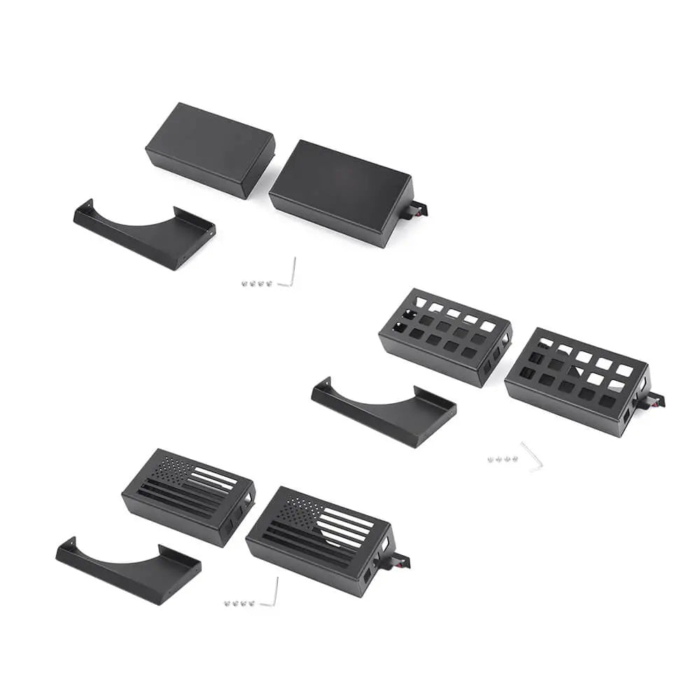 For 2007-2010 Jeep Wrangler JK Upgraded Gear Shift Side Organizer Box Storage Black