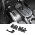 For 2007-2010 Jeep Wrangler JK Upgraded Gear Shift Side Organizer Box Storage Black