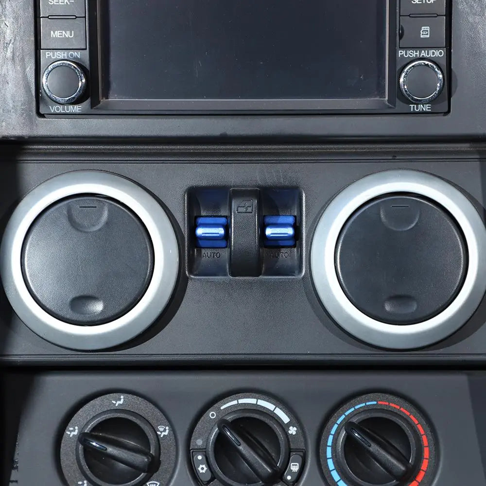 For 2007-2010 Jeep Wrangler JK Window Control Switch Button Cover Trim