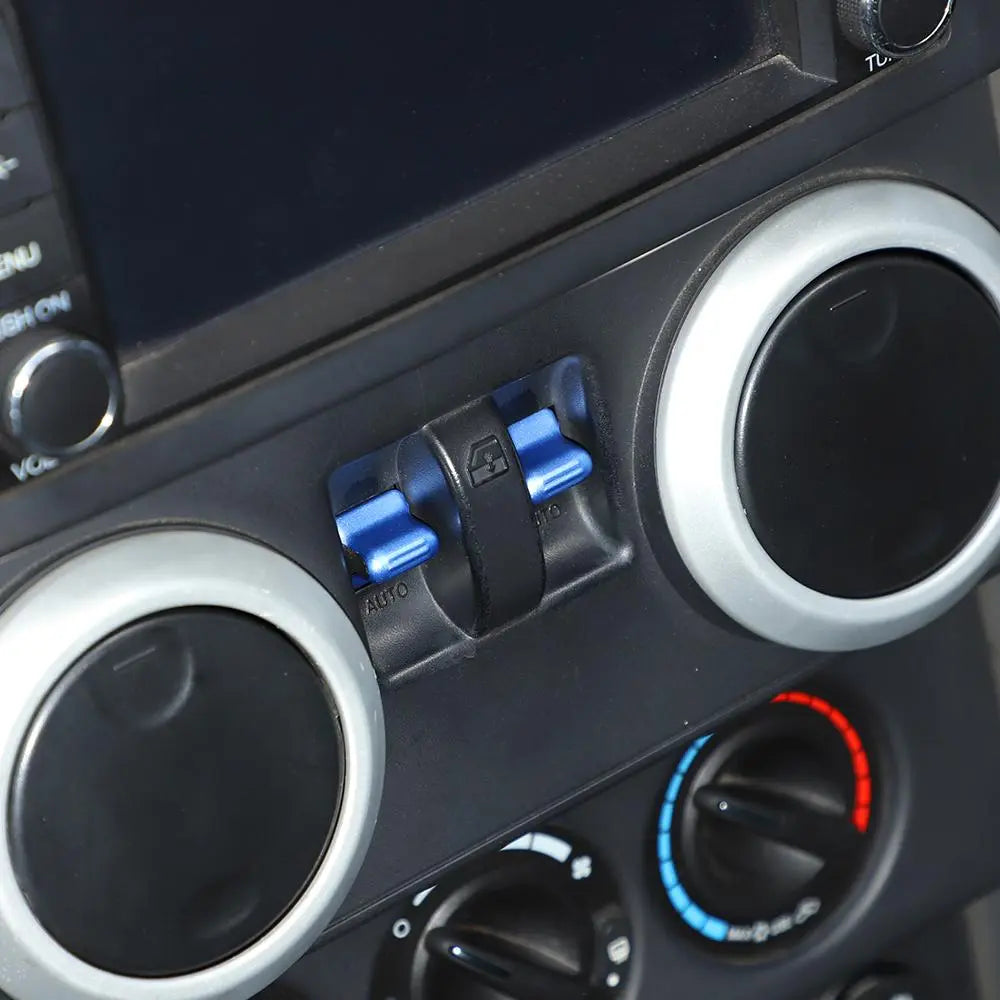 For 2007-2010 Jeep Wrangler JK Window Control Switch Button Cover Trim