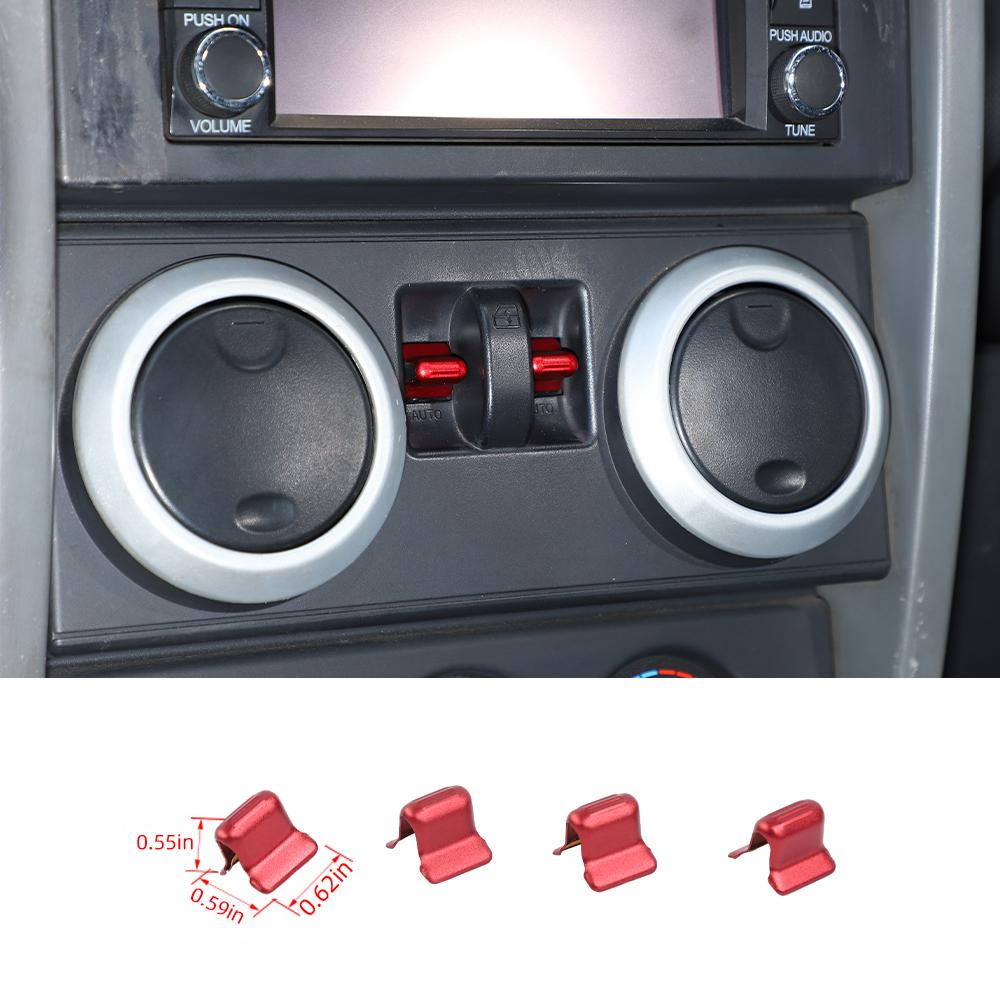 For 2007-2010 Jeep Wrangler JK Window Control Switch Button Cover Trim
