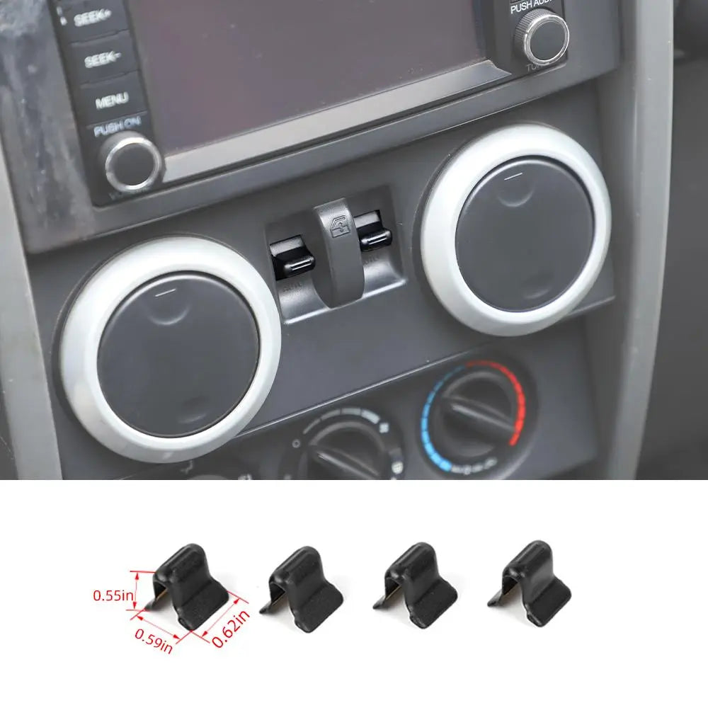 For 2007-2010 Jeep Wrangler JK Window Control Switch Button Cover Trim