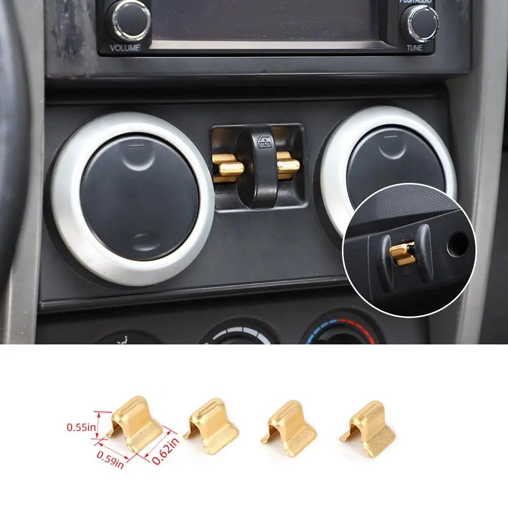 For 2007-2010 Jeep Wrangler JK Window Control Switch Button Cover Trim