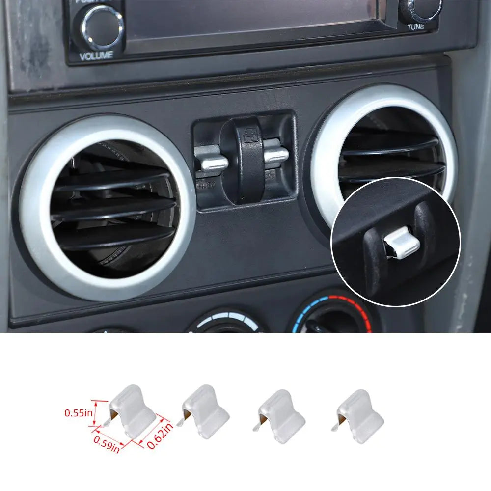 For 2007-2010 Jeep Wrangler JK Window Control Switch Button Cover Trim