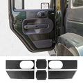 For 2007-2010 Jeep Wrangler JKU 4Doors Rear Door Decoration Sticker Trim Kit