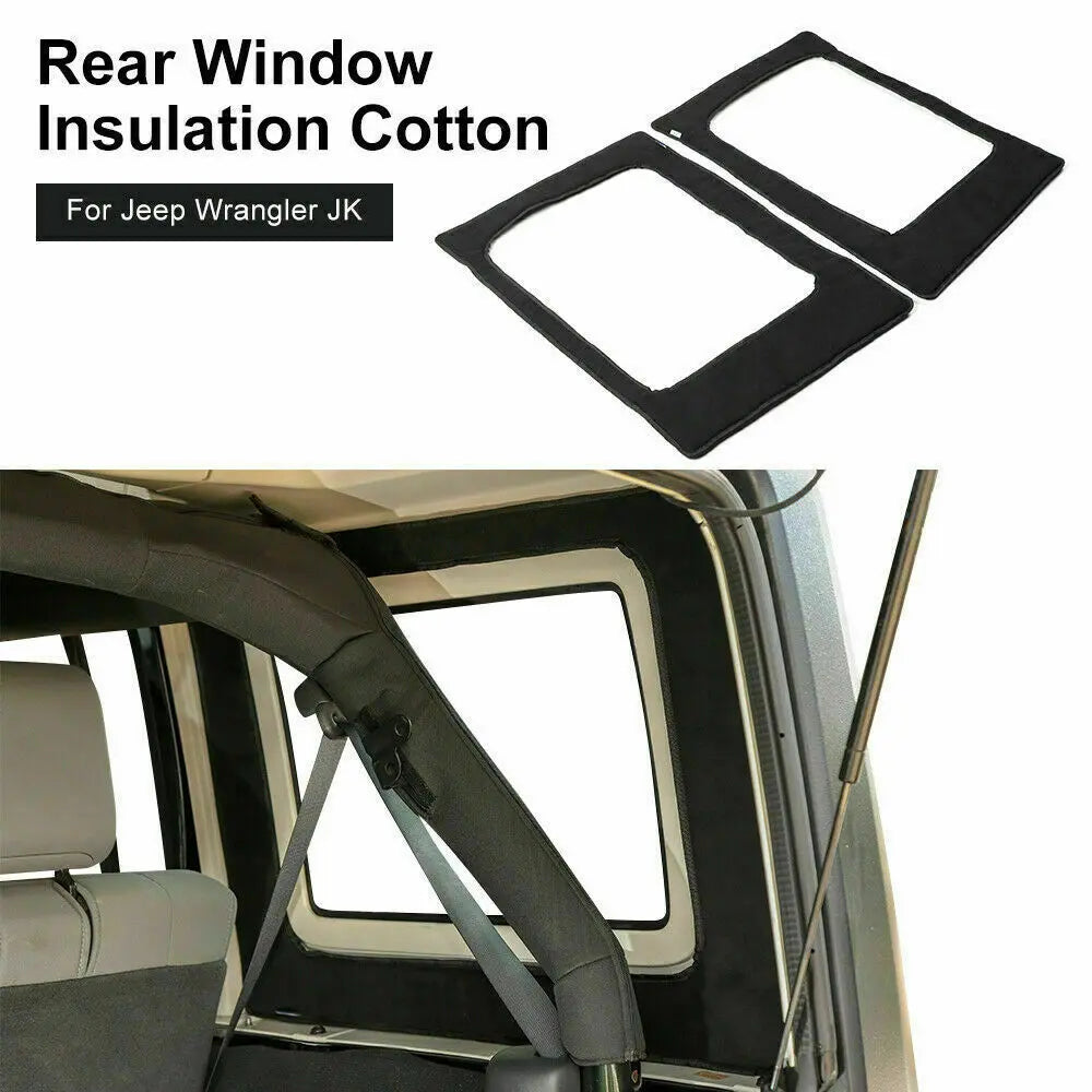 For 2007-2010 Jeep Wrangler JKU Rear Window Heat Insulation Cotton