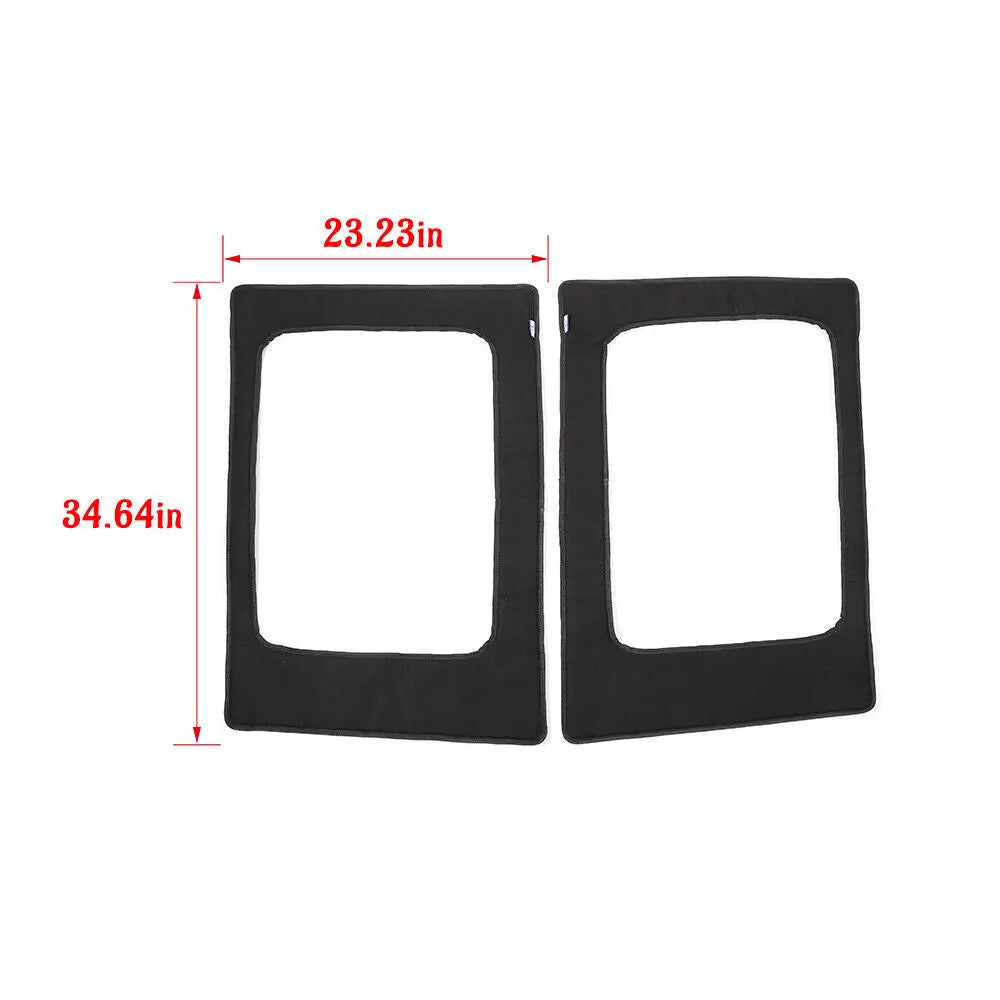 For 2007-2010 Jeep Wrangler JKU Rear Window Heat Insulation Cotton