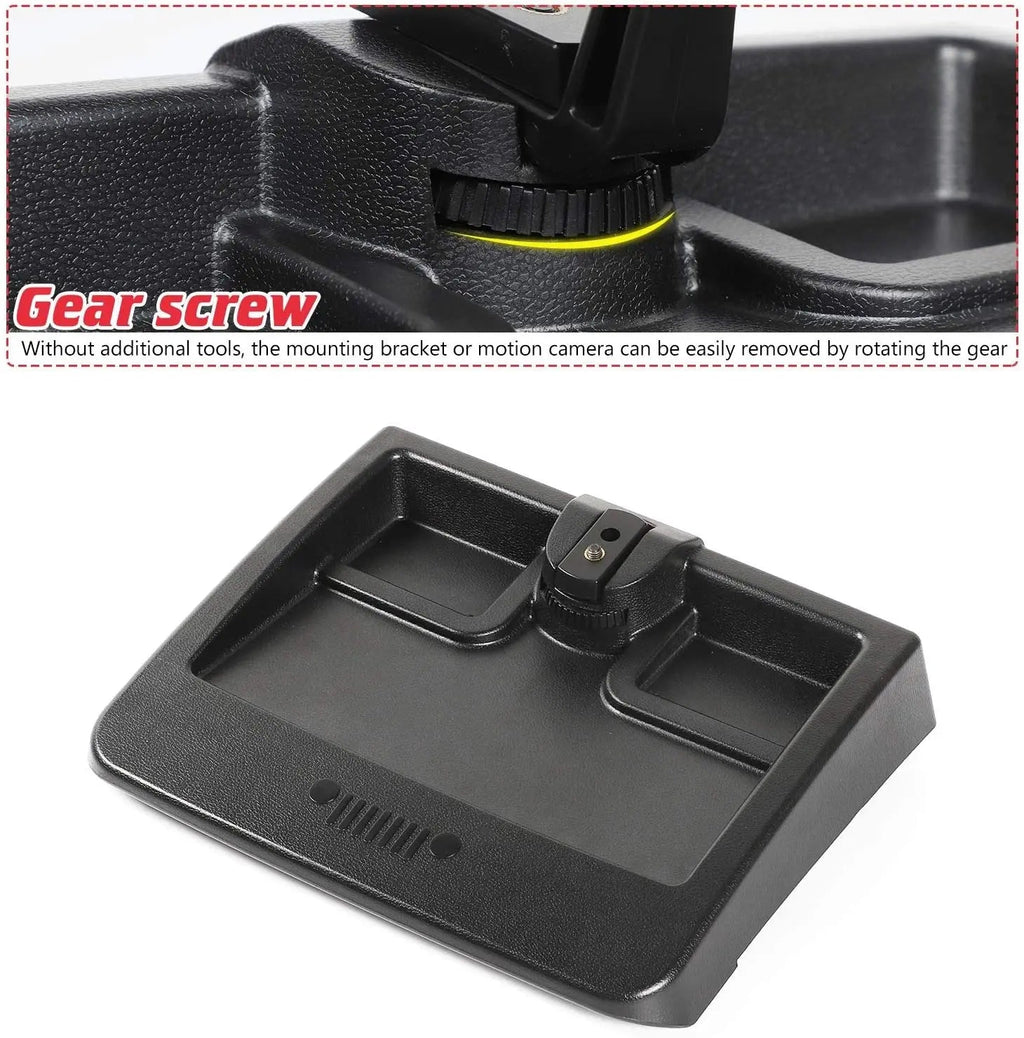 For 2007-2010 Jeep Wrangler JK JKU Dash Multi-Mount Phone Holder With Storage Tray