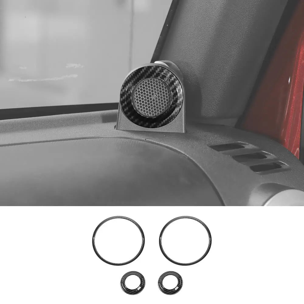 For 2007-2014 Jeep Wrangler JK A-pillar/Car Roof Horn Trim Ring Cover