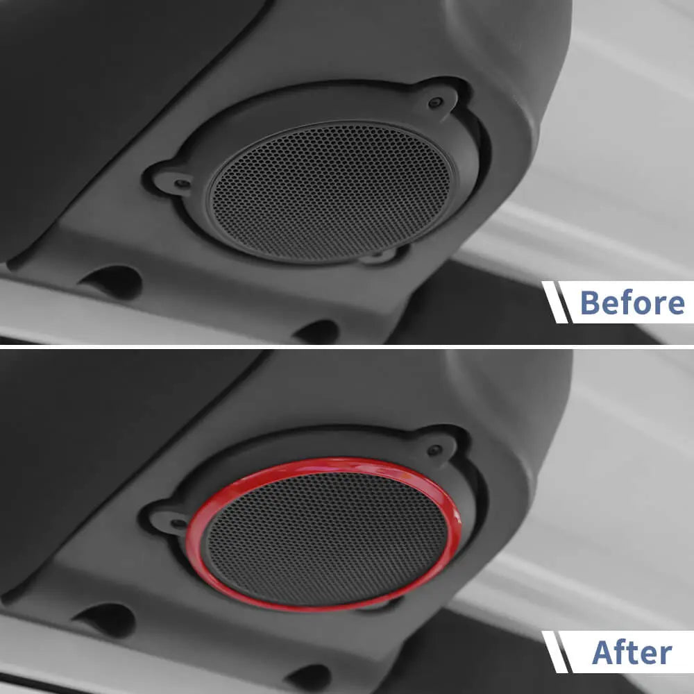 For 2007-2014 Jeep Wrangler JK A-pillar/Car Roof Horn Trim Ring Cover