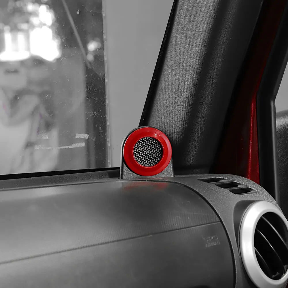 For 2007-2014 Jeep Wrangler JK A-pillar/Car Roof Horn Trim Ring Cover