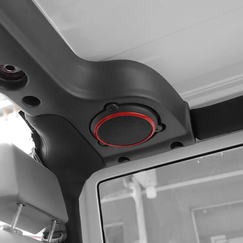 For 2007-2014 Jeep Wrangler JK A-pillar/Car Roof Horn Trim Ring Cover